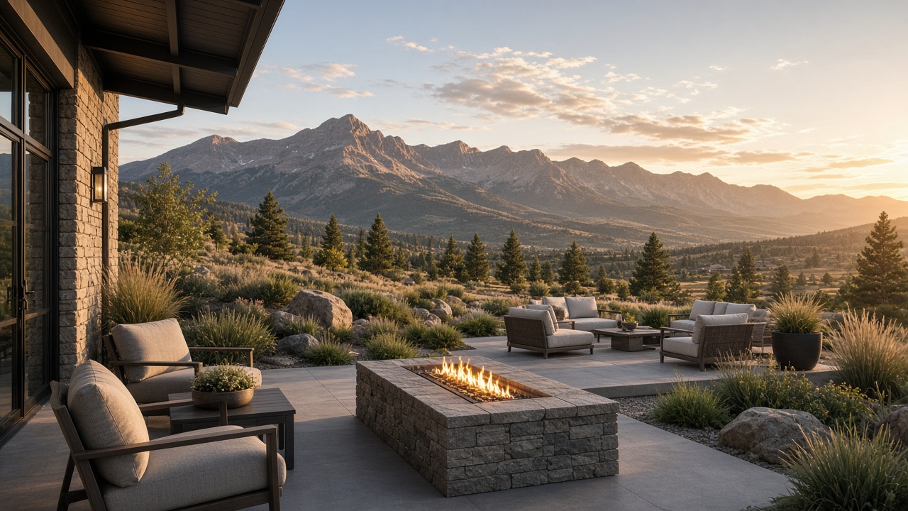 Outdoor living space in Colorado